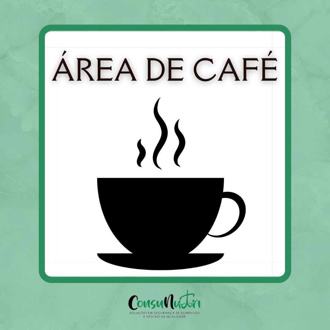 Adesivo Área Café Consunutri Etiqueta De Parede 0117