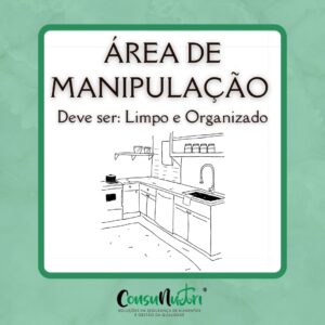 Adesivo - Área de Manipulação