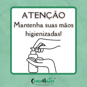 Adesivo - Faça a sua parte Higienize as Mãos