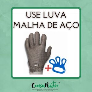 Adesivo - Luva Malha de Aço